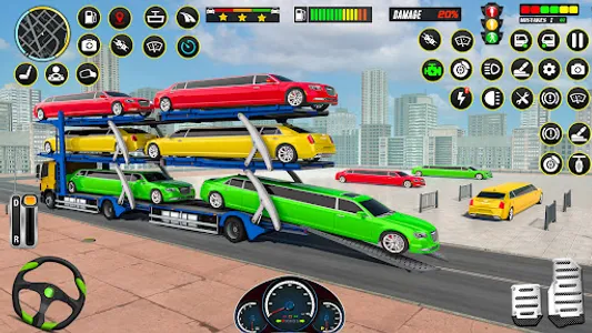 Limo Car Transport Car Games screenshot 9