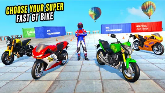 GT Moto Stunts : Bike Games screenshot 14