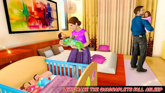 Quadruplets Newborn Baby Care screenshot 11