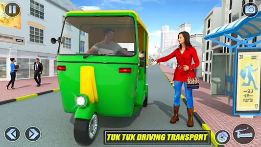 Tuk Tuk Rikshaw Auto Game screenshot 6