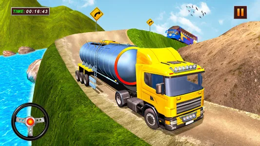 Offroad Oil Tanker Truck Games screenshot 11