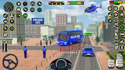 US Police Transporter Bus Game screenshot 9