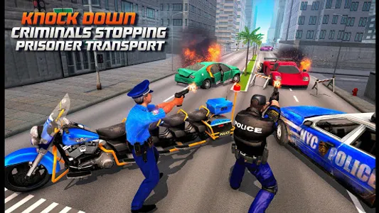 Police Prisoner Transport Bike screenshot 10