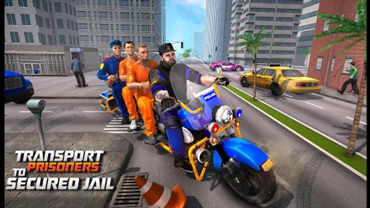 Police Prisoner Transport Bike screenshot 12