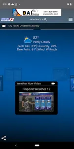 WPRI Pinpoint Weather 12 screenshot 0