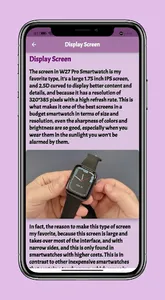 W27 Pro smart watch guide screenshot 0
