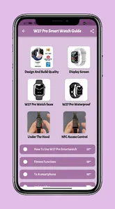 W27 Pro smart watch guide screenshot 1