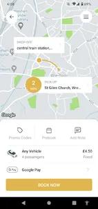 Wrexham Taxis screenshot 2