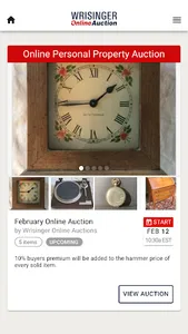 Wrisinger Auction screenshot 0