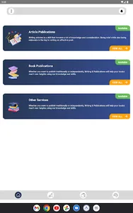 Writing and Publications screenshot 16