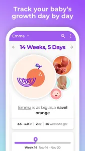 Pregnancy Tracker & Baby App screenshot 1