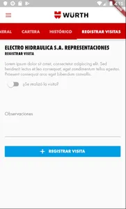 Wurth Colombia Rutero screenshot 1