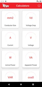 WWCables - Calculator screenshot 1