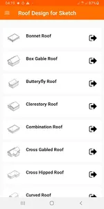 Roof Design for Sketch Drawing screenshot 0