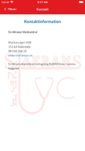 S:t Aframs Vårdcentral screenshot 2