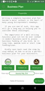 How to write a Business Plan screenshot 2