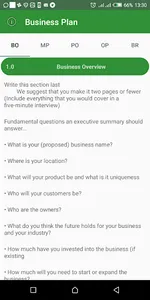 How to write a Business Plan screenshot 3