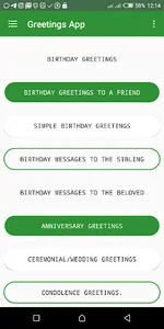 The Greetings App screenshot 1