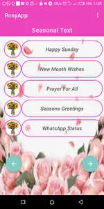 Rosy App screenshot 1