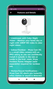 Wyze Camera OG Guide screenshot 0