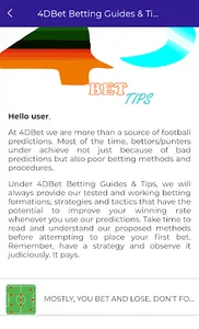 4DBet Football Predictions and screenshot 5