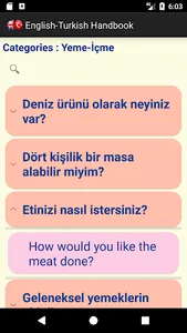 Türkçe-İngilizce El Kitabı screenshot 1