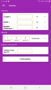 Concrete Calculator - Cement,S screenshot 9