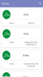 Halal E-Numbers Halal Check E- screenshot 1