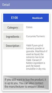Halal E-Numbers Halal Check E- screenshot 8