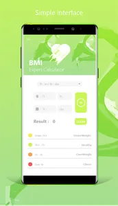 BMI Calculator - Free BMI Calc screenshot 1