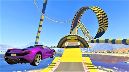 Car Parkour: Sky Racing 3D screenshot 0