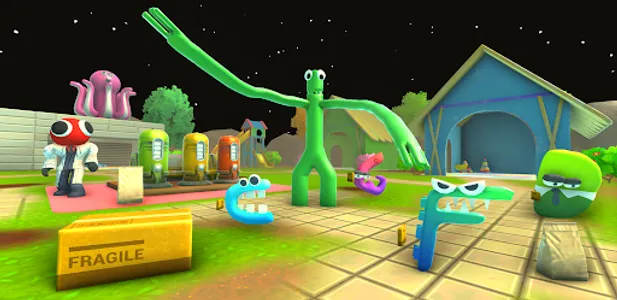 Rainbow Alphabet Survivor 3D screenshot 1