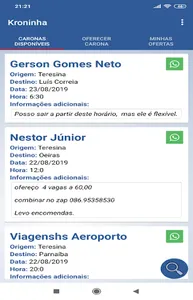 Kroninha - Suas Caronas no Pia screenshot 0