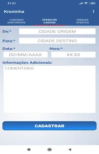 Kroninha - Suas Caronas no Pia screenshot 1