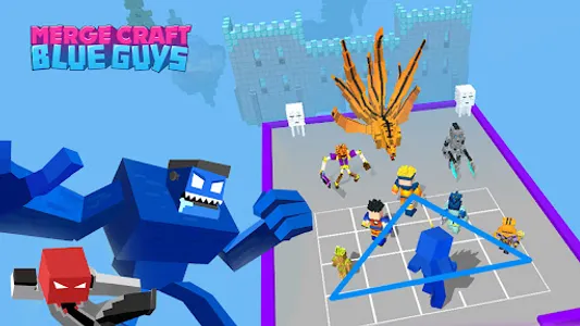 Merge Craft: Blue Guys screenshot 0