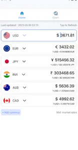RateX - Currency Exchange Rate screenshot 0