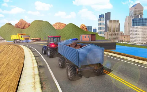 Offroad Tractor Transport Game screenshot 9