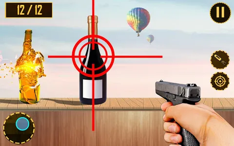 Sniper Bottle Shooting Games screenshot 0