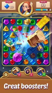 Gems Voyage - Match 3 & Blast screenshot 12