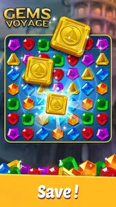 Gems Voyage - Match 3 & Blast screenshot 13