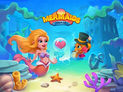 Merge Mermaids-magic puzzles screenshot 13