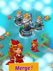 Merge Mermaids-magic puzzles screenshot 16