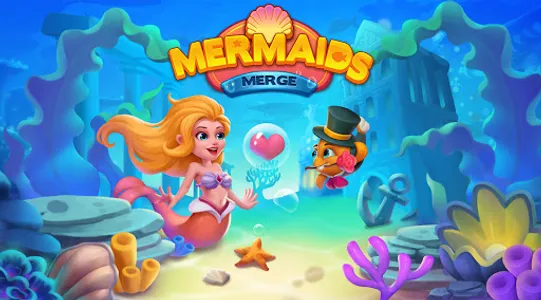 Merge Mermaids-magic puzzles screenshot 5