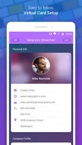 Business Card Maker + Designer screenshot 2
