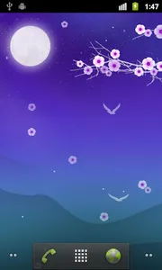 Blooming Night Live Wallpaper screenshot 0