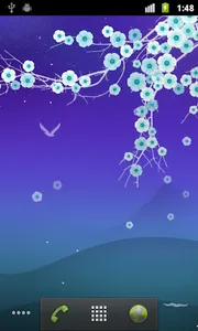 Blooming Night Live Wallpaper screenshot 1