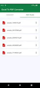 Excel to Pdf Converter screenshot 1