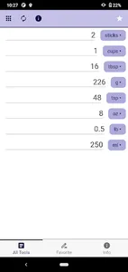 Food Calculator screenshot 1