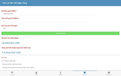 Tính lương - thuế TNCN - BHXH screenshot 10