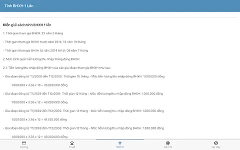 Tính lương - thuế TNCN - BHXH screenshot 11